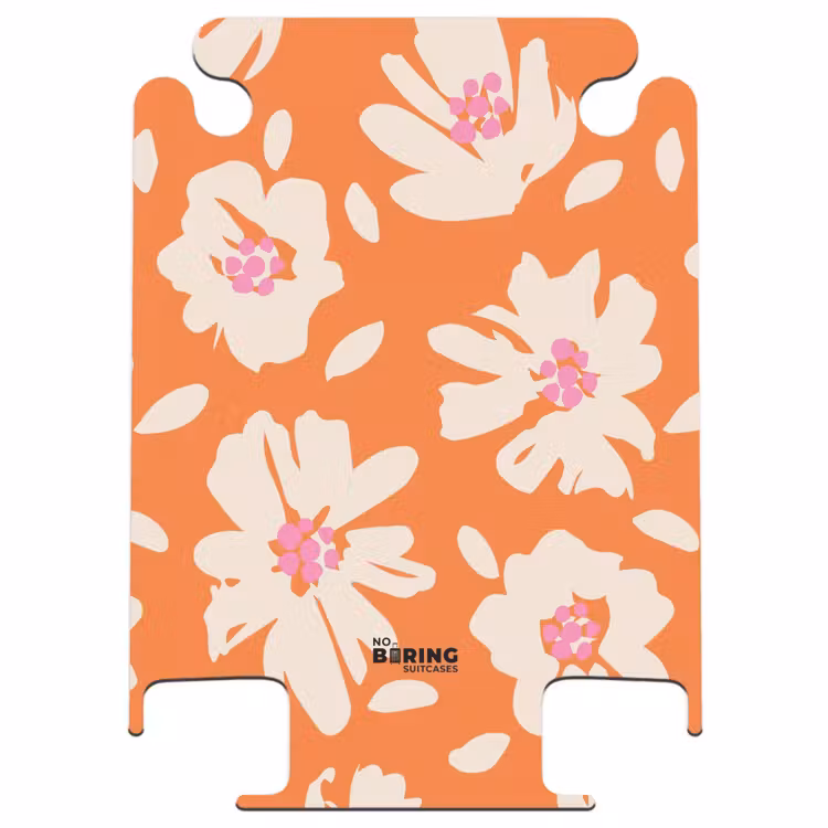 CaseSwap - Pastel flowers - Cream with orange — 1