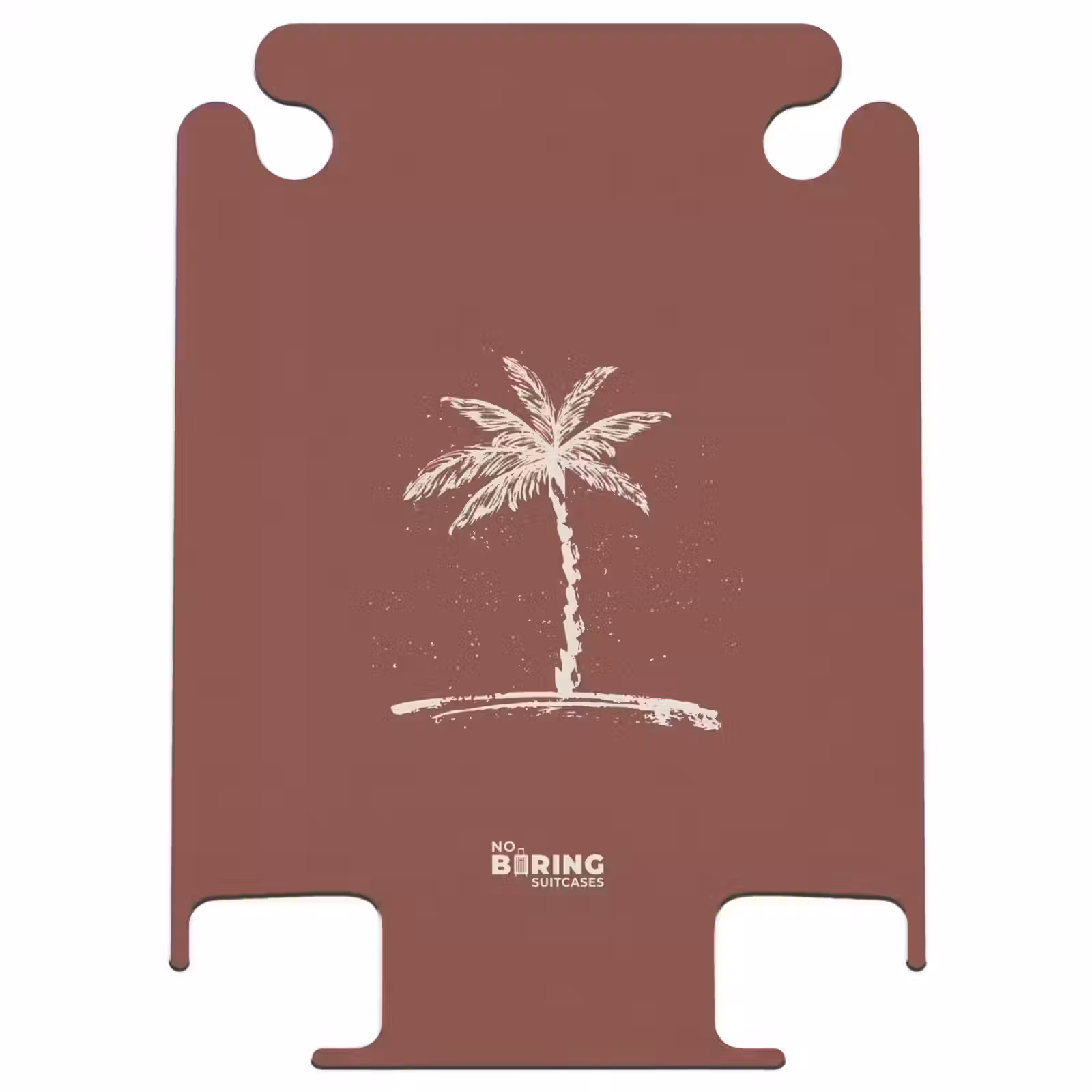 CaseSwap™ - Palm trees - Palm tree on mahogany brown background — 1