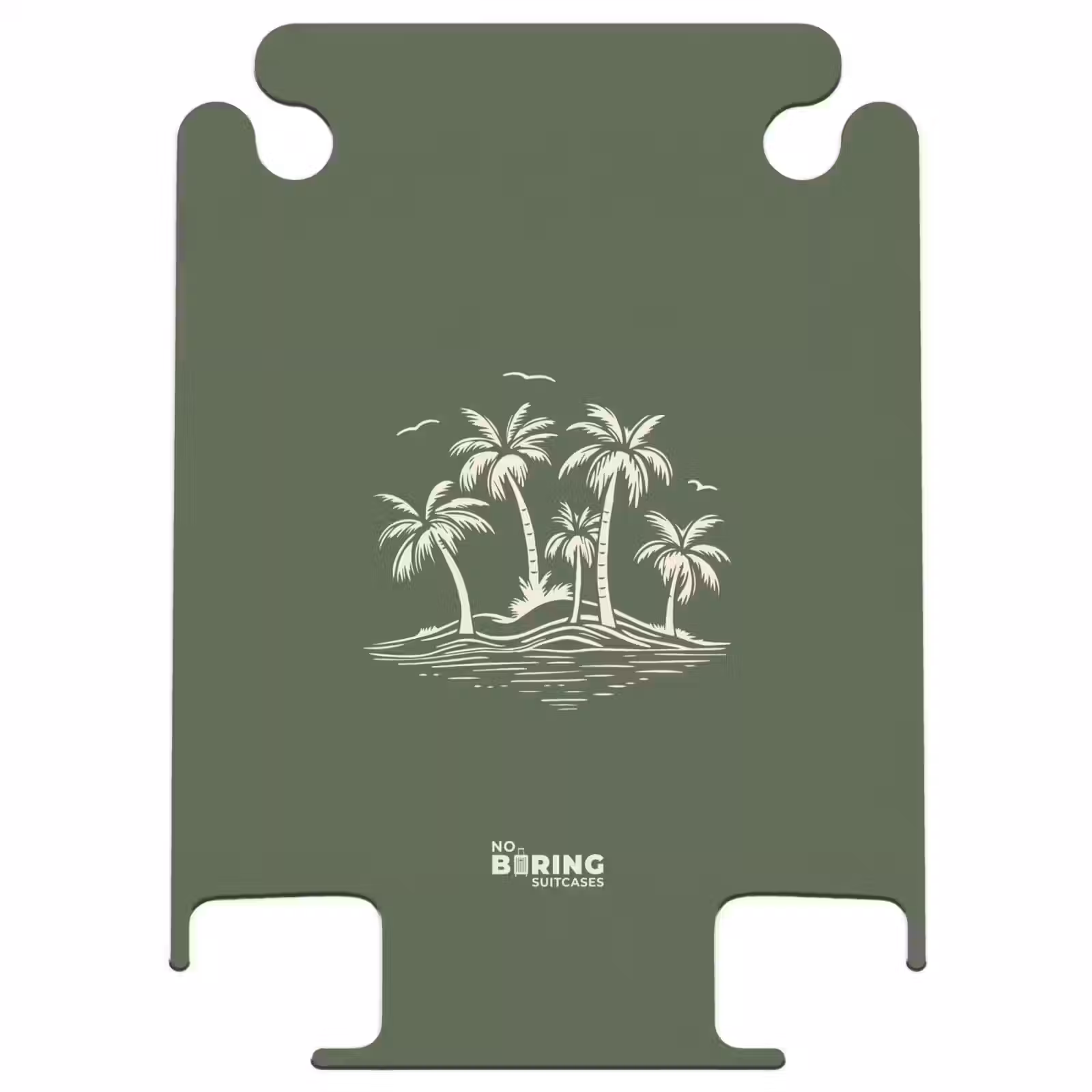 CaseSwap™ - Palm trees - Palm trees on olive green background — 1