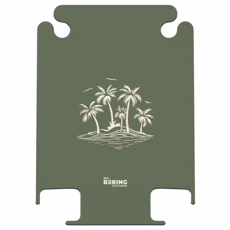 CaseSwap™ - Palm trees - Palm trees on olive green background — 1