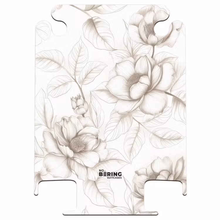 CaseSwap™ - Vintage flowers - beige and cream white — 1