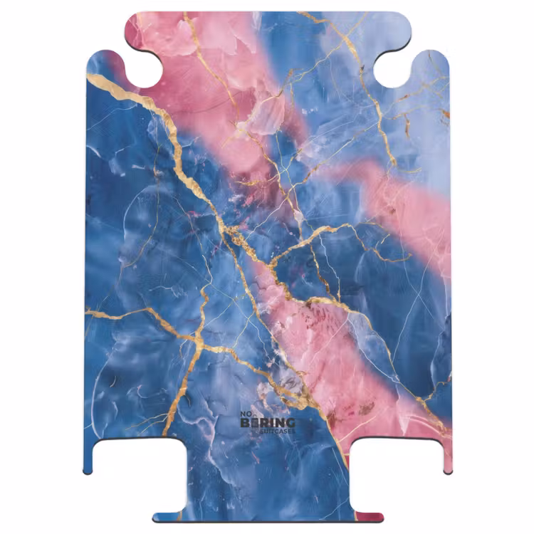 CaseSwap™ - Marble - Pink and Blue Marble with Golden Veins — 1