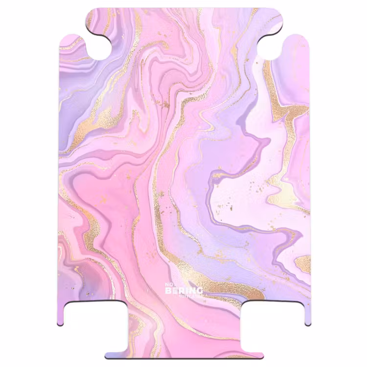 CaseSwap™ - Marble - Soft Pink and Purple Marble Waves — 1