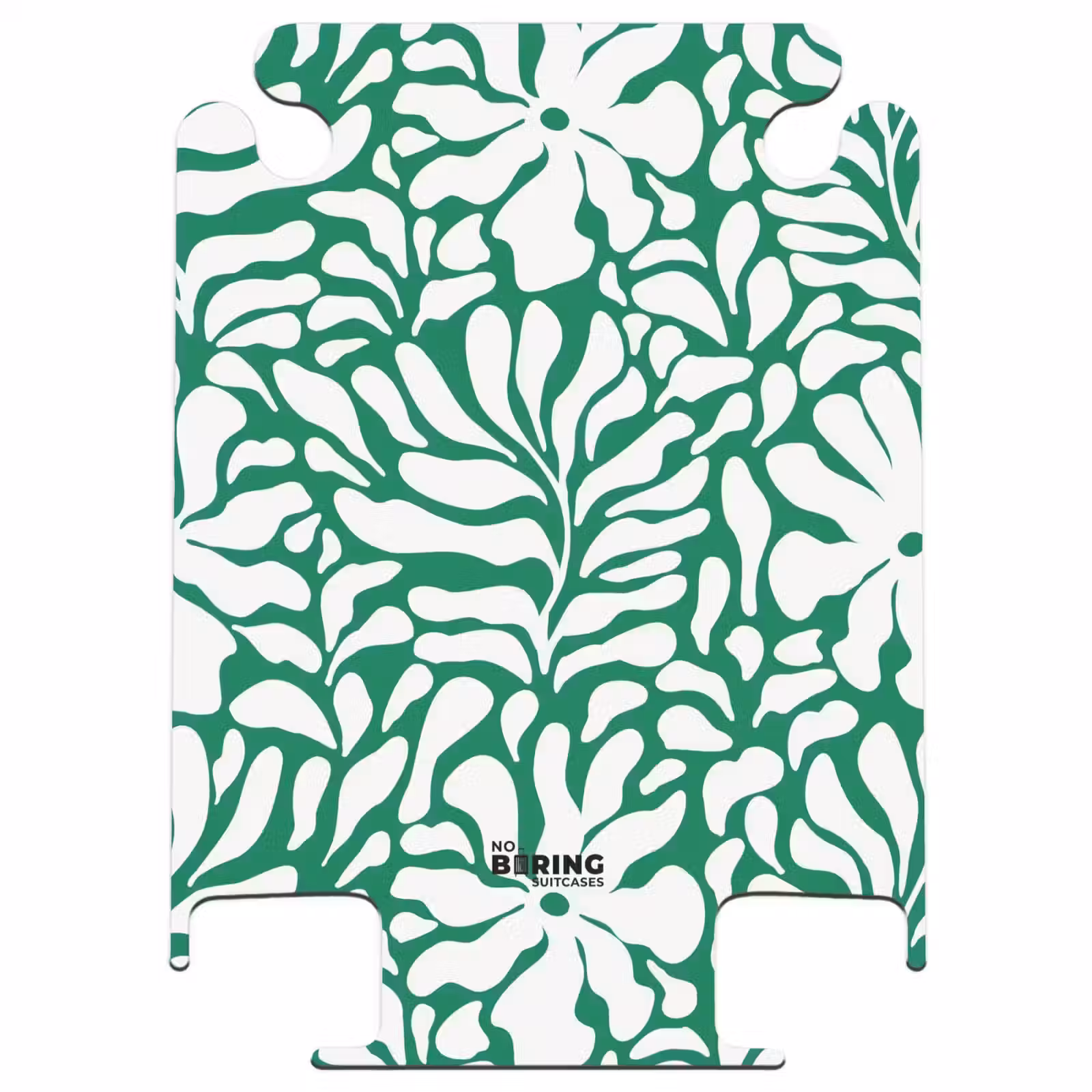 CaseSwap™ - Abstract - Green/White Floral Pattern — 1