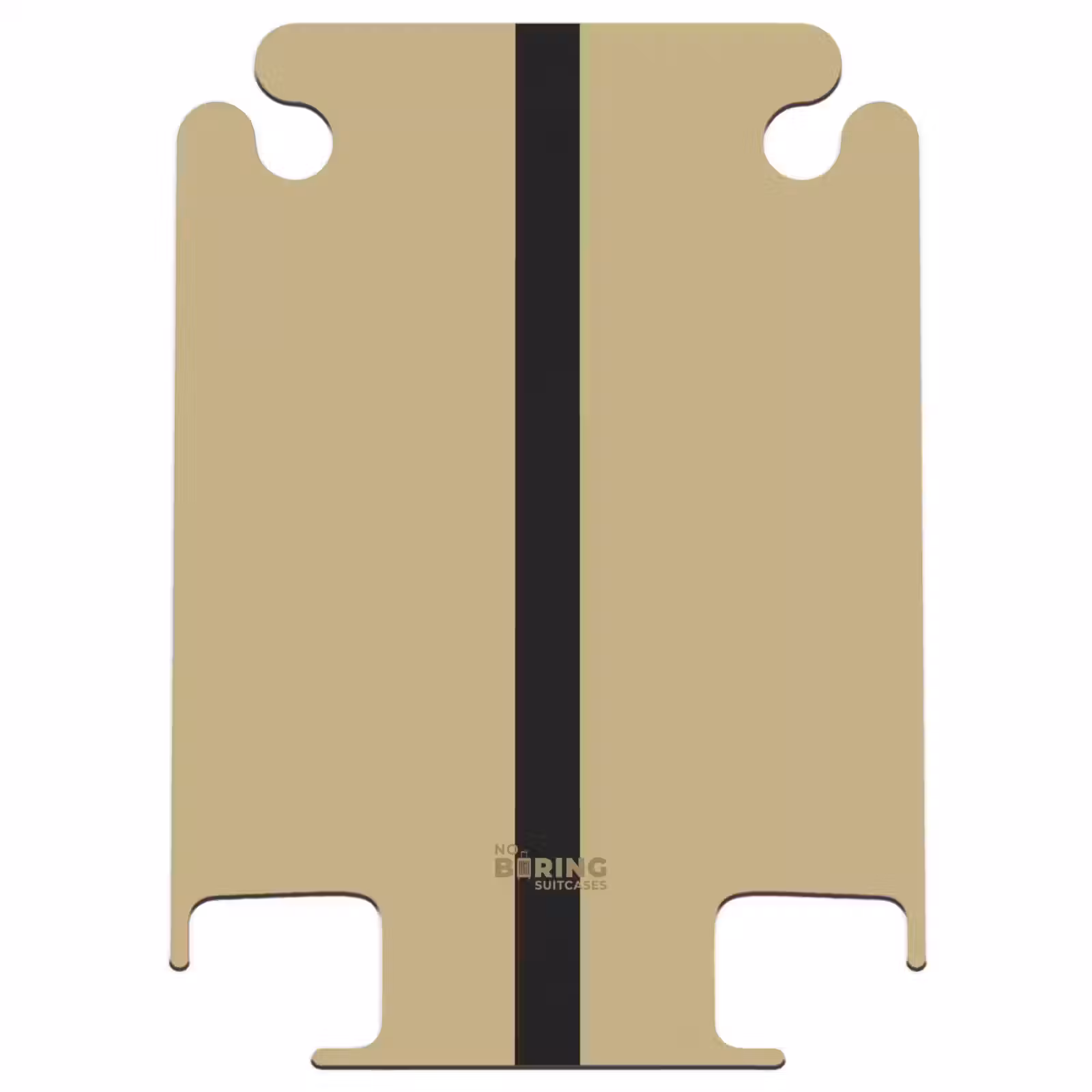CaseSwap™ - Minimal - Golden brown with black stripe — 1