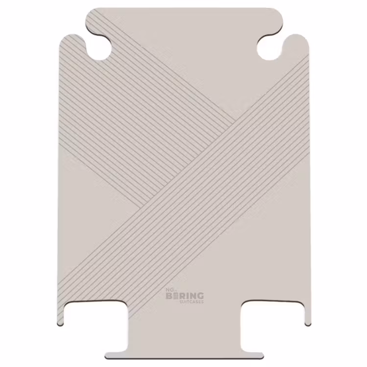 CaseSwap™ - Minimal - Crossing lines on taupe — 1