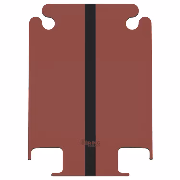 CaseSwap™ - Minimal - Dark red with black stripe — 1
