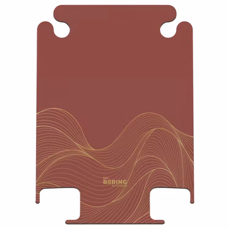 CaseSwap™ - Minimal - Dark red with gold waves — 1