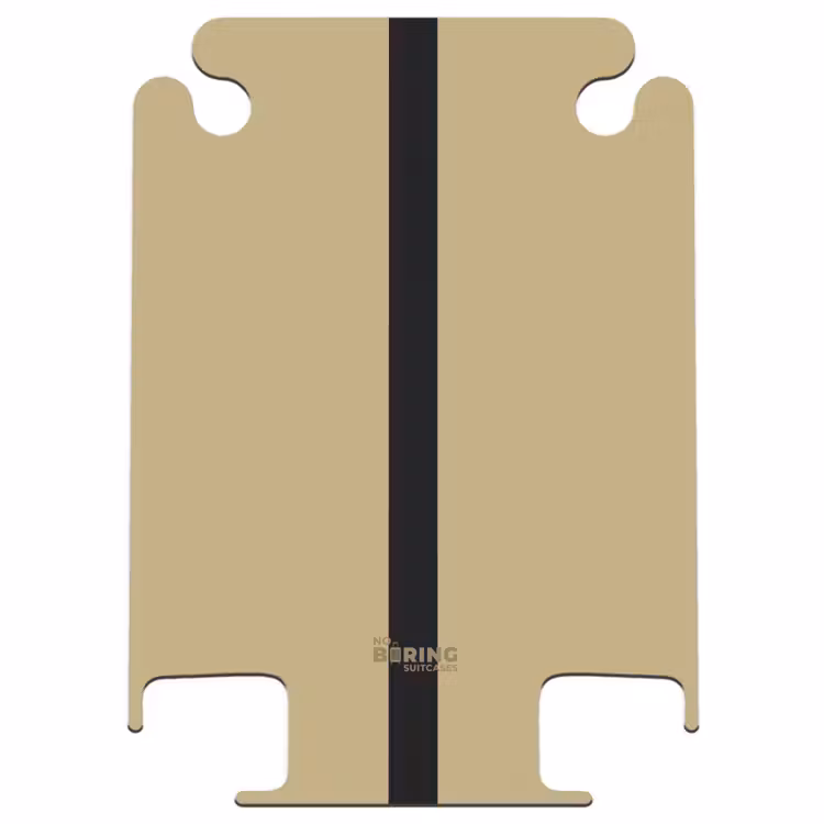 CaseSwap™ - Minimal - Golden brown with black stripe — 1