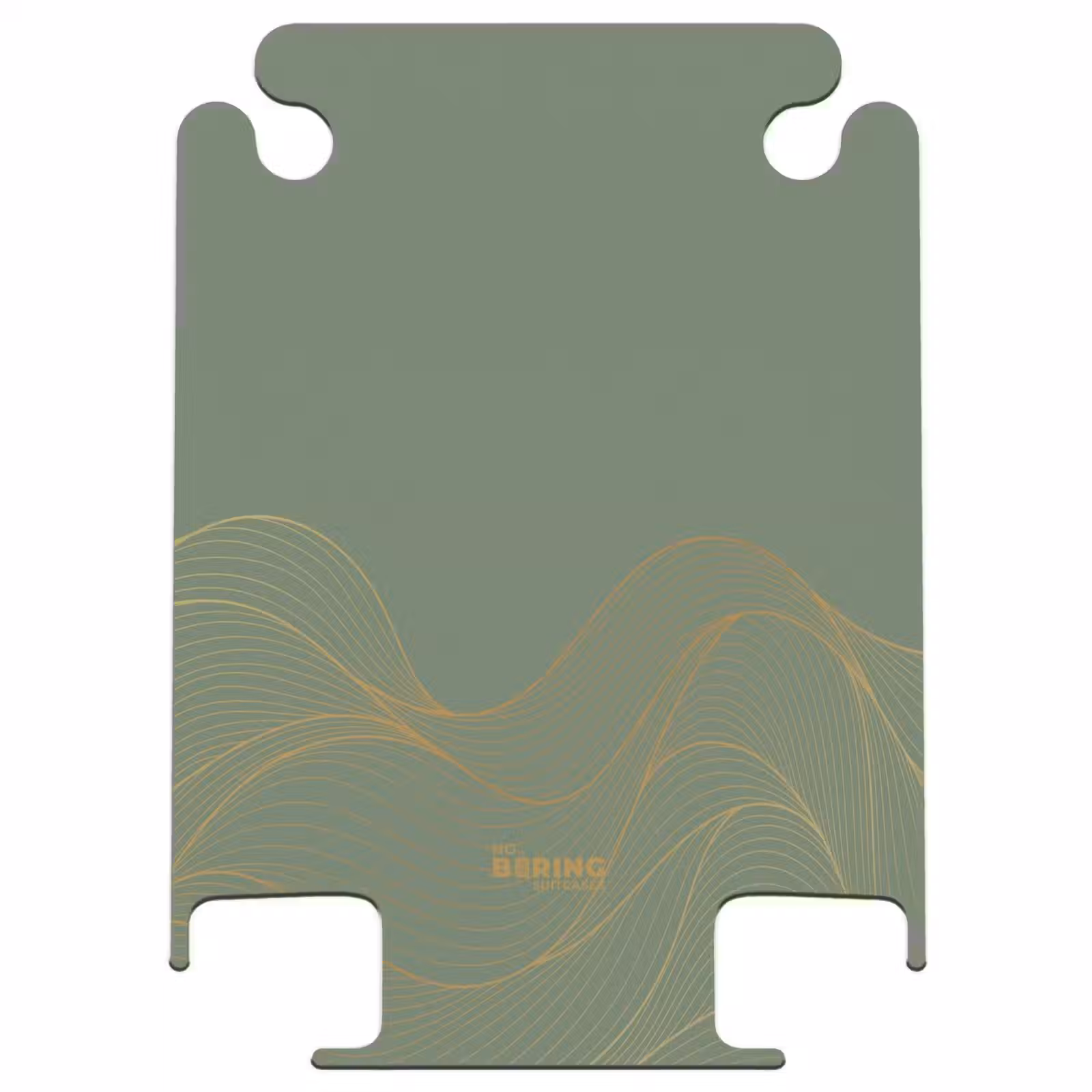 CaseSwap - Minimal - Gray-green with gold waves — 1