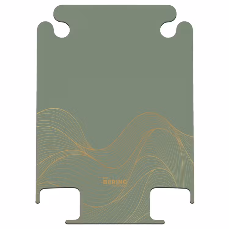 CaseSwap - Minimal - Gray-green with gold waves — 1