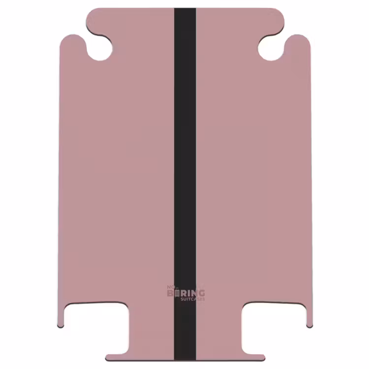 CaseSwap™ - Minimal - Soft old pink with black stripe — 1