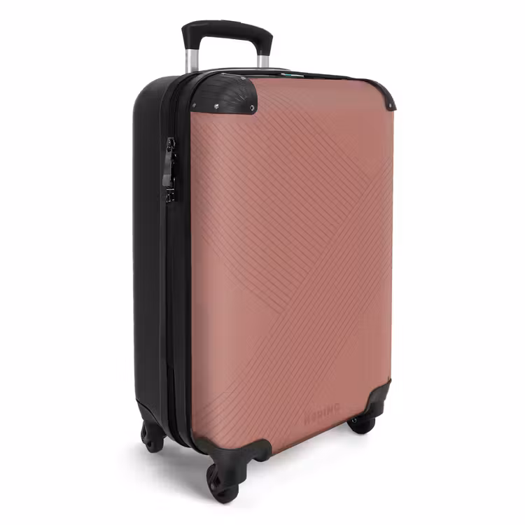 CaseSwap - Minimal - Crossing lines on terracotta pink — 2