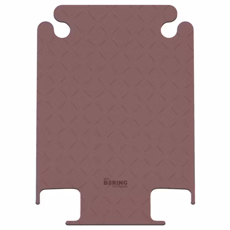CaseSwap - Minimal - Subtle Pattern Chestnut Brown — 1