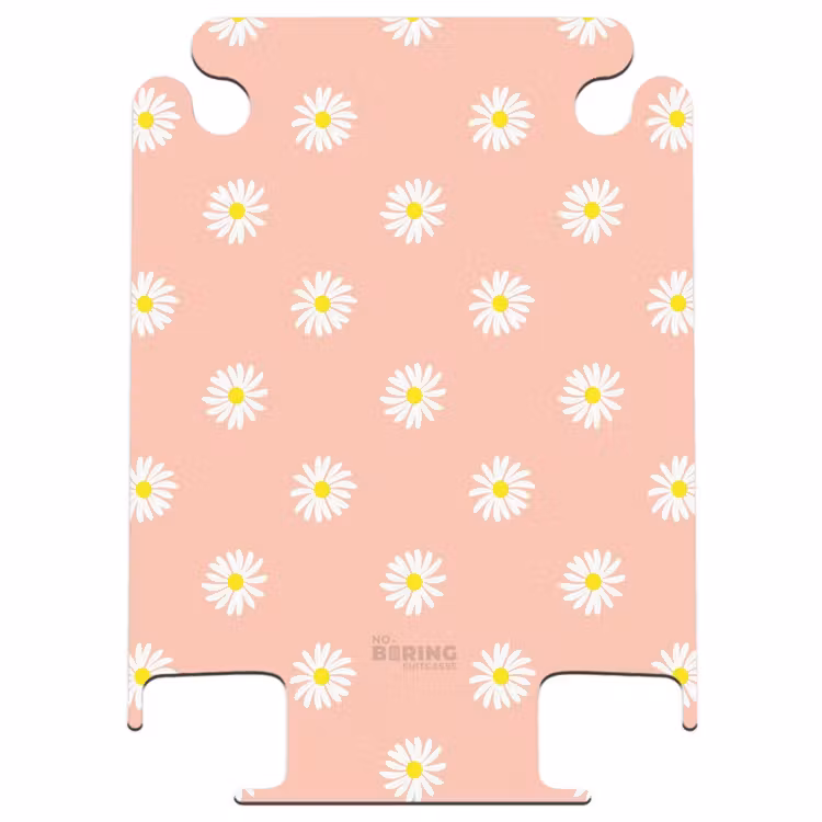 CaseSwap™ - Pastel - Daisies on salmon pink background — 1