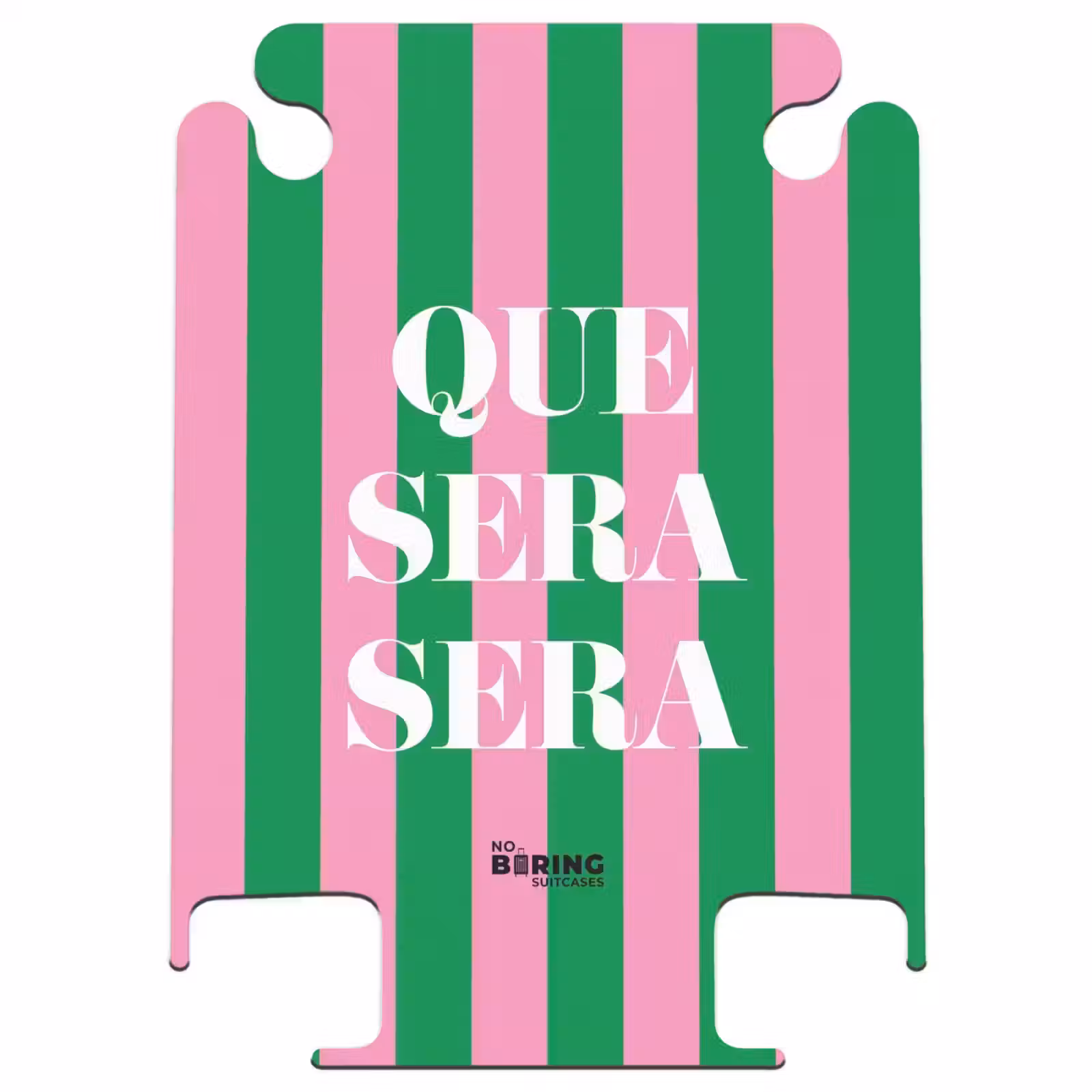 CaseSwap™ - Quotes - Que sera sera emerald green and fuchsia pink — 1