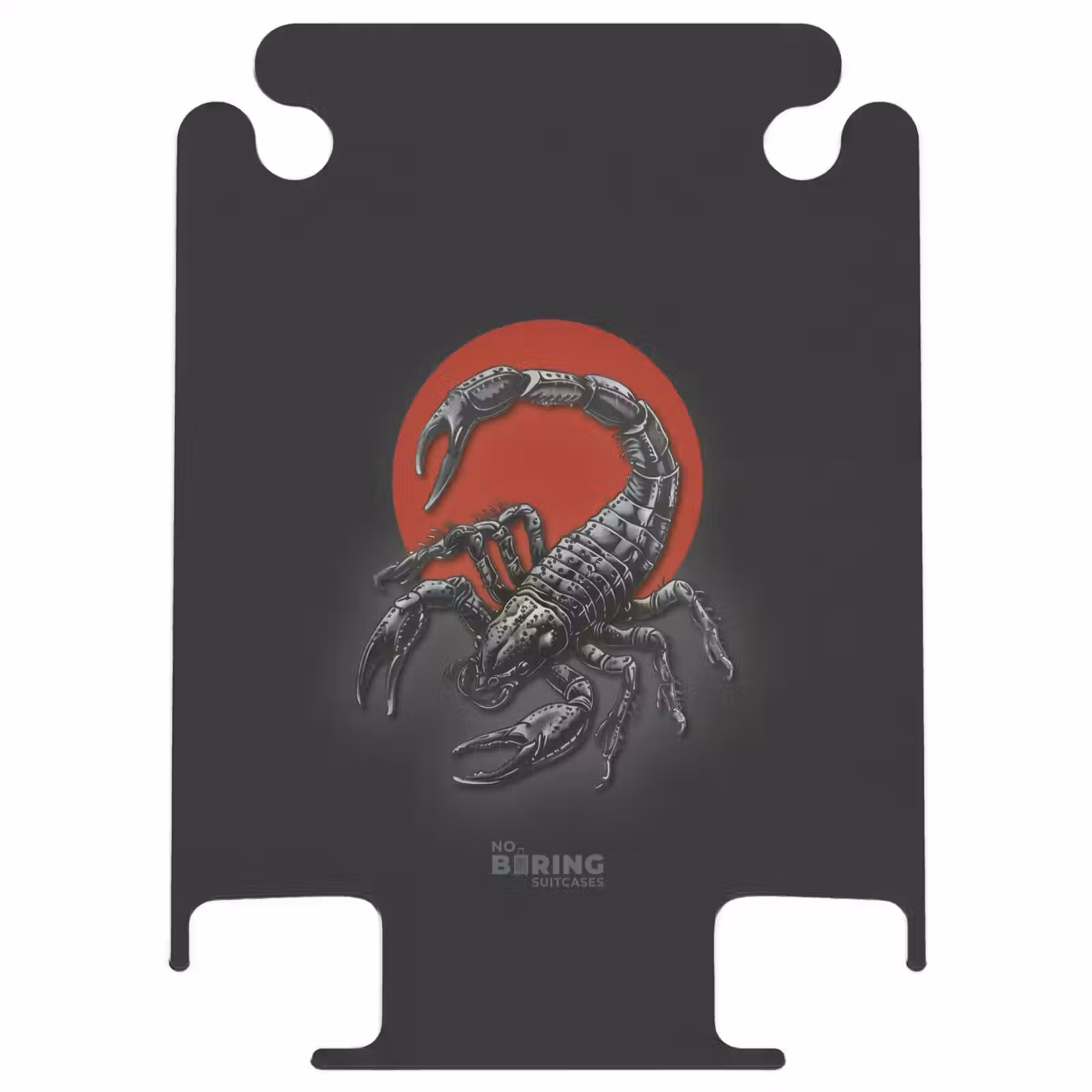 CaseSwap - Tattoo style- Realistic scorpion on black and red background — 1
