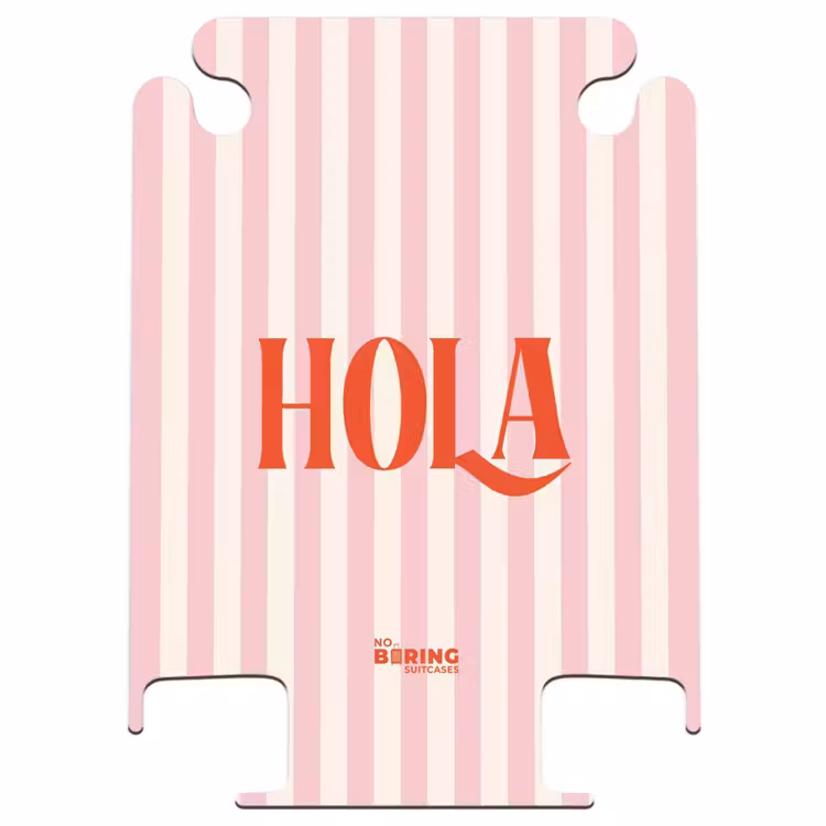 CaseSwap™ - Quotes - Hola powder pink and light peach — 1