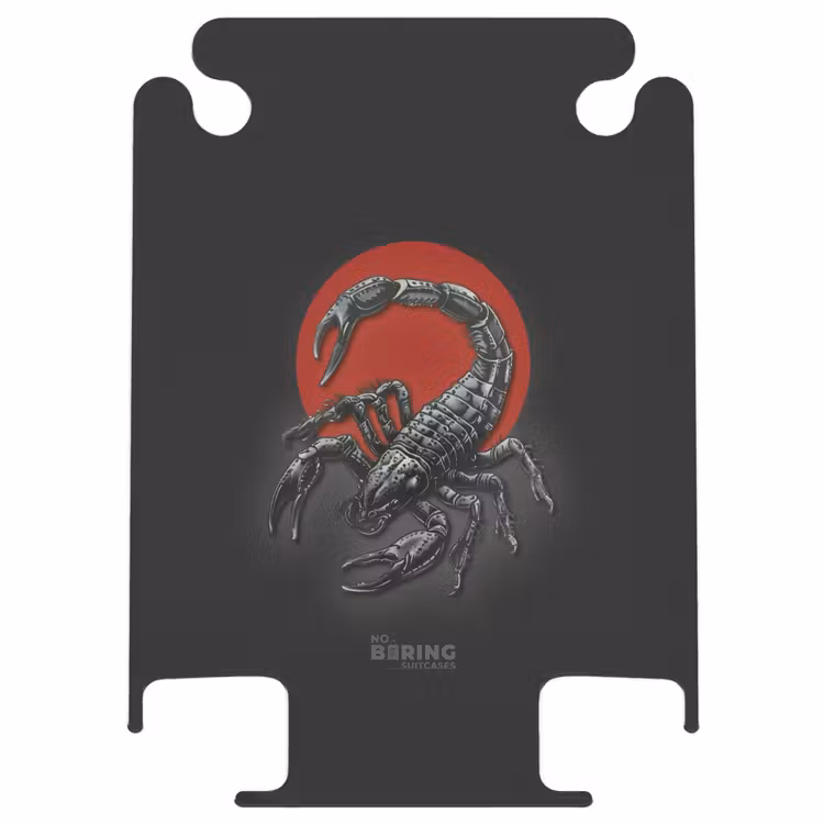 CaseSwap - Tattoo style- Realistic scorpion on black and red background — 1