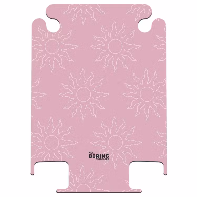 CaseSwap - Patterns - Sunburst pattern on Apricot pink background — 1