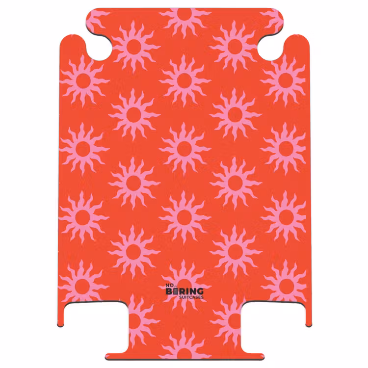 CaseSwap™ - Patterns - Sunburst pattern on bright red background — 1