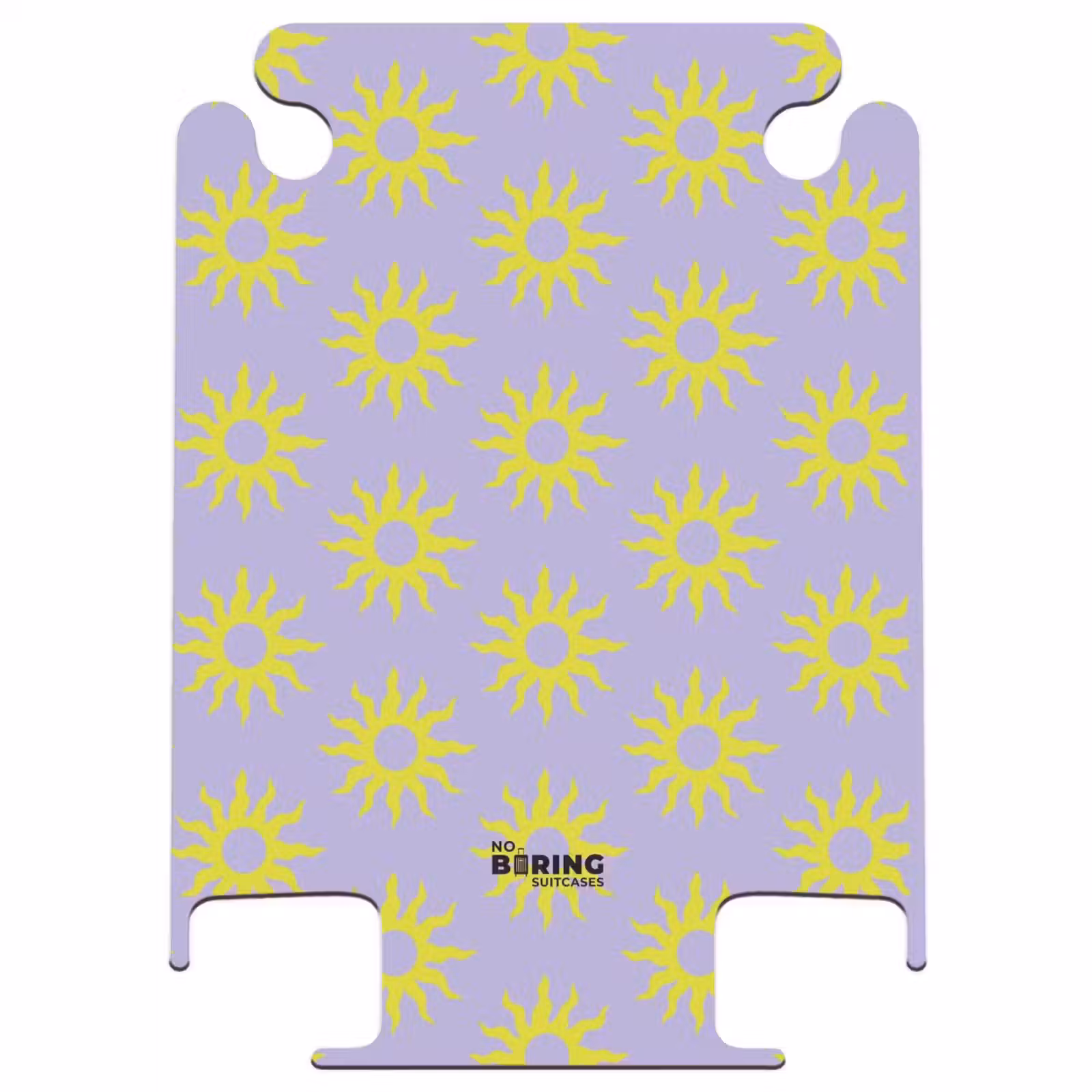 CaseSwap™ - Patterns - Sunburst pattern on Lavender purple background — 1
