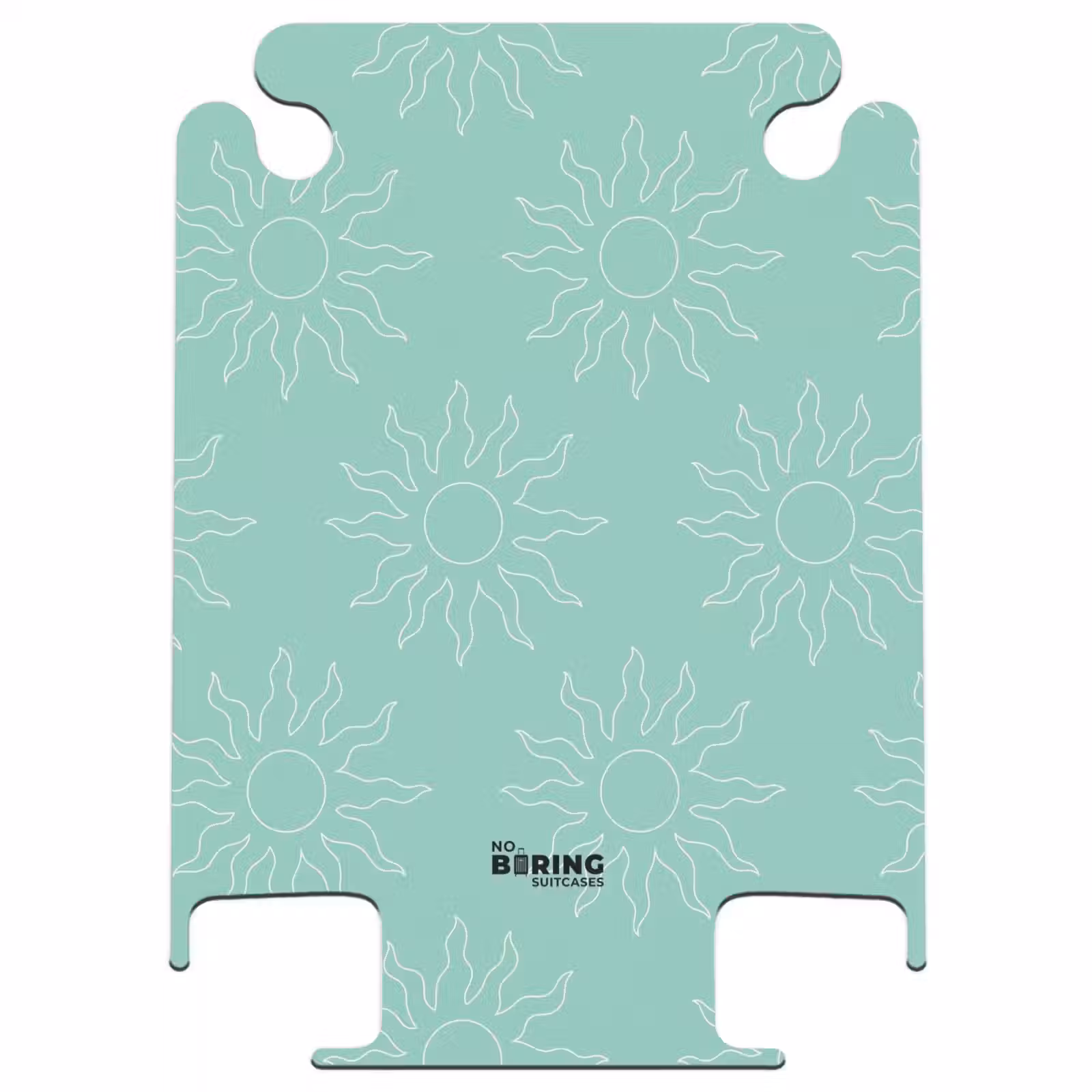 CaseSwap™ - Patterns - Sunburst pattern on mint green background — 1