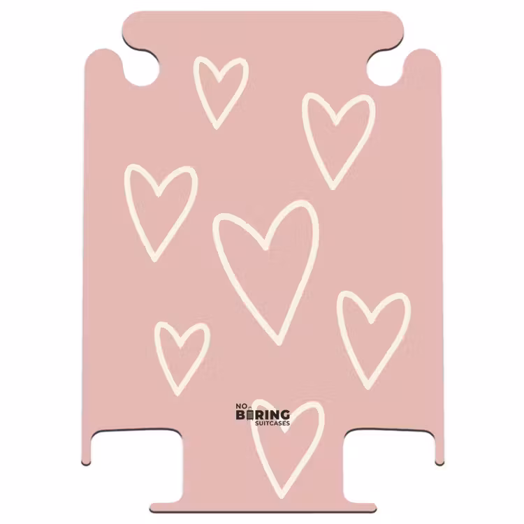 CaseSwap™ - Patterns - Floating hearts on old pink — 1