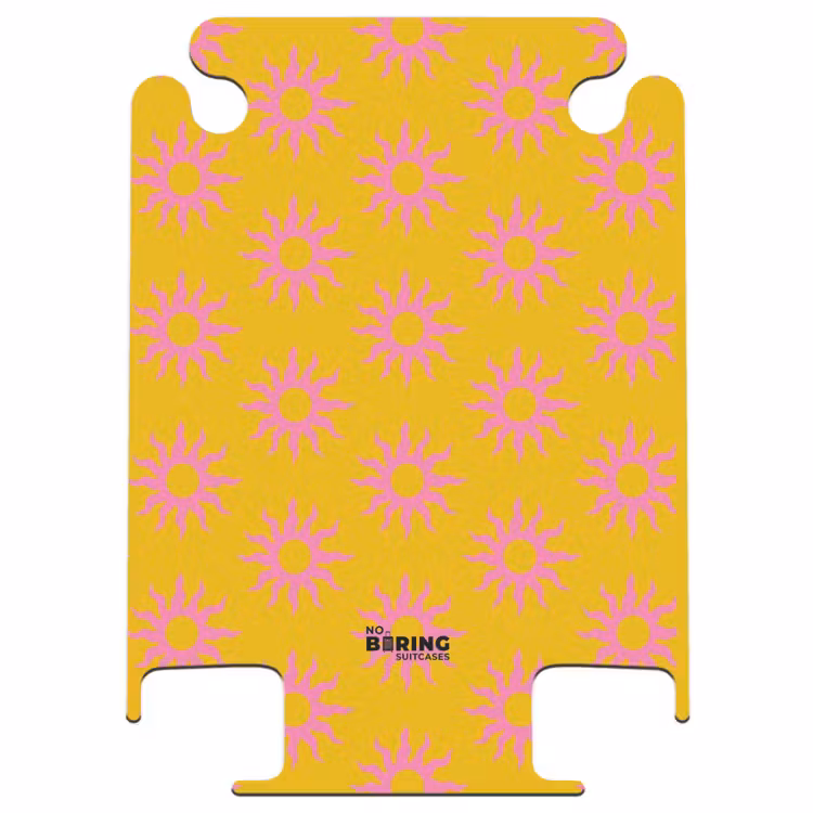 CaseSwap™ - Patterns - Sunburst pattern on golden yellow background — 1