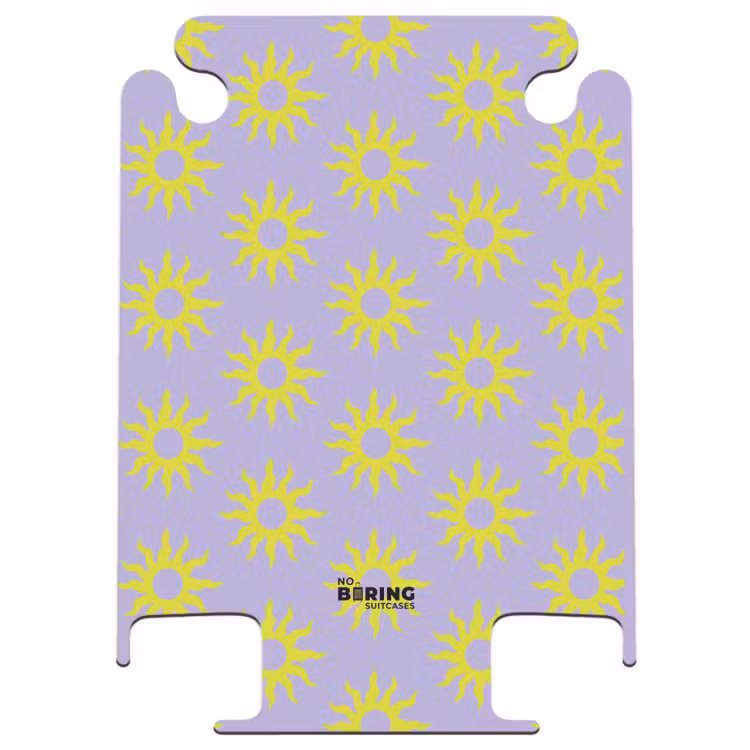 CaseSwap™ - Patterns - Sunburst pattern on Lavender purple background — 1