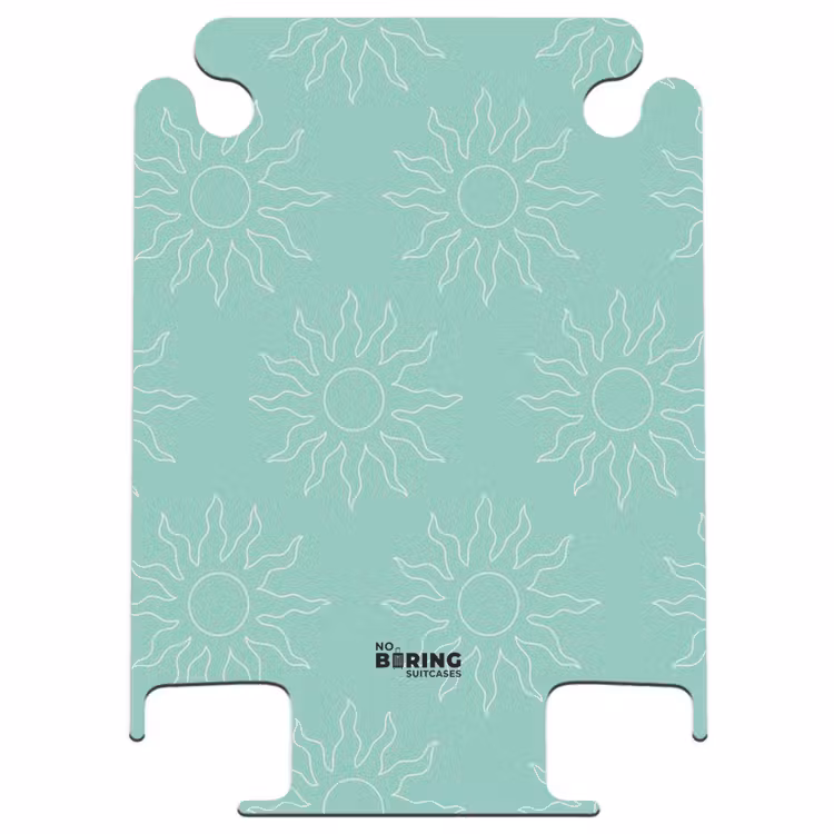 CaseSwap™ - Patterns - Sunburst pattern on mint green background — 1
