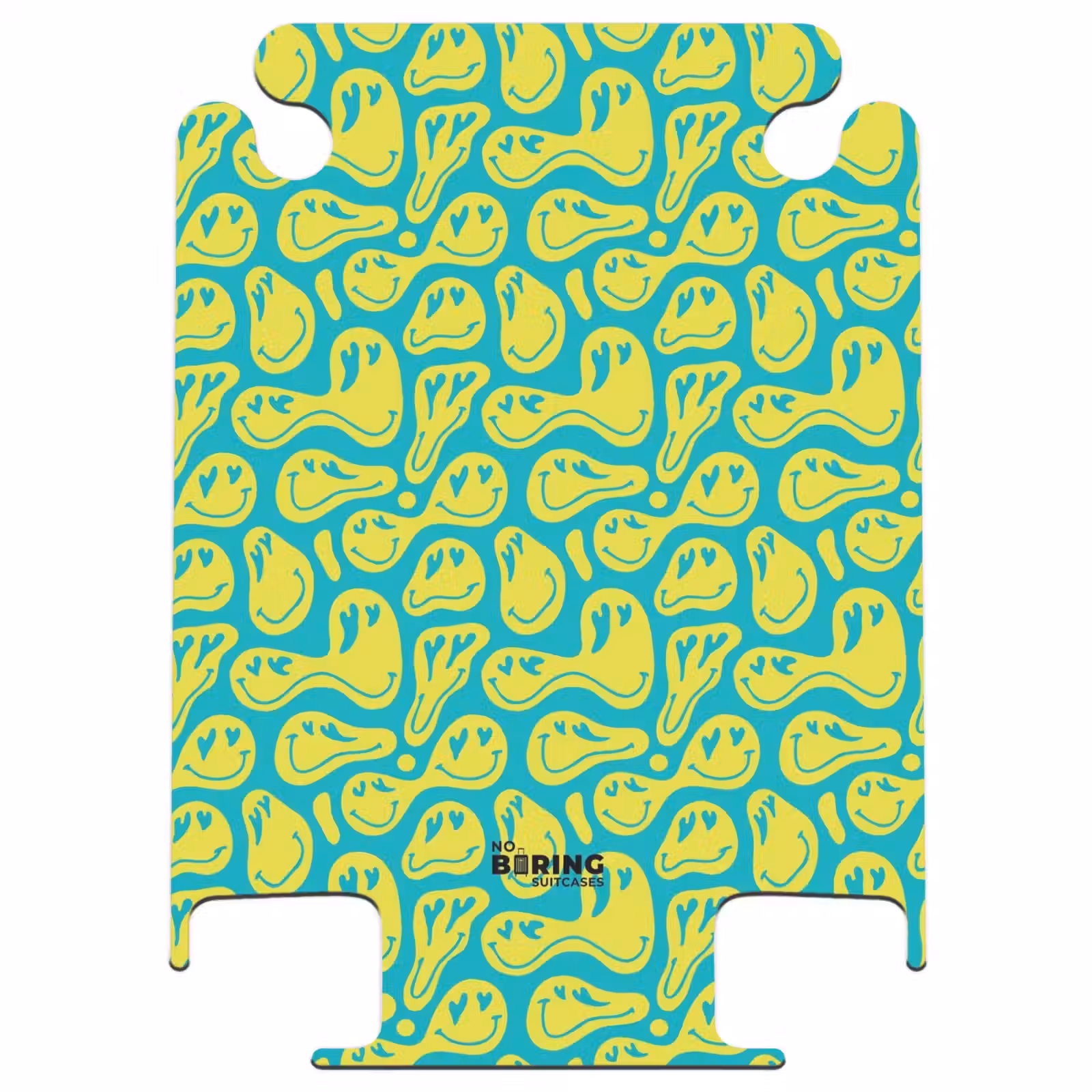 CaseSwap - Patterns - Pattern of distorted emojis on blue background — 1