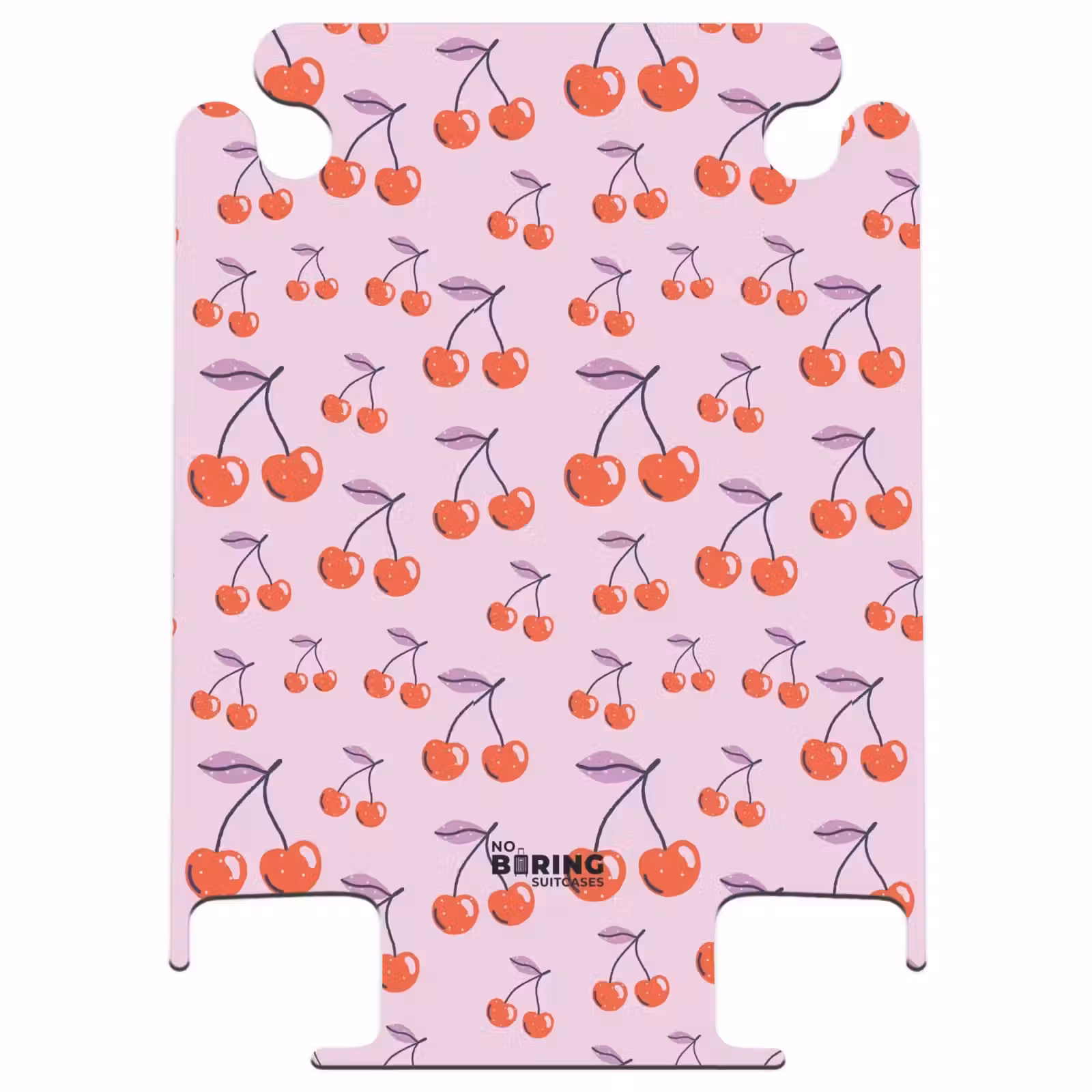 CaseSwap - Patterns - Red cherry pattern on light pink background — 1