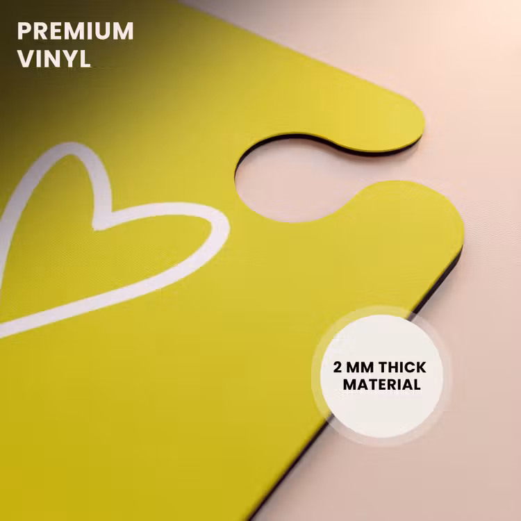 CaseSwap - Patterns - Floating hearts on lemon yellow — 5