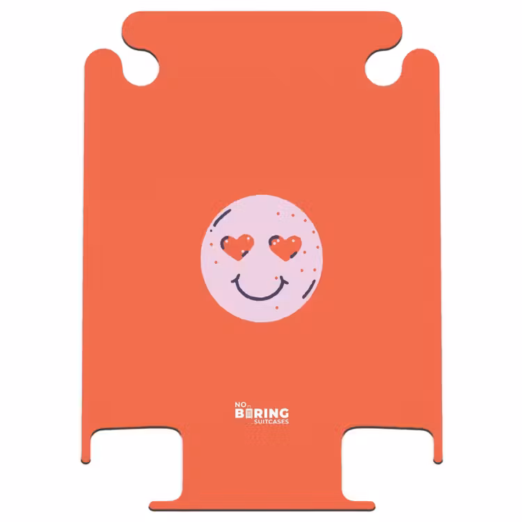 CaseSwap™ - Patterns - Happy emoji on red background — 1
