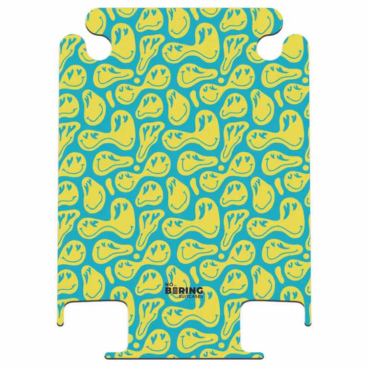CaseSwap - Patterns - Pattern of distorted emojis on blue background — 1