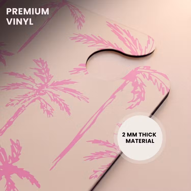CaseSwap - Patterns - Pink palm tree pattern on beige background — 6