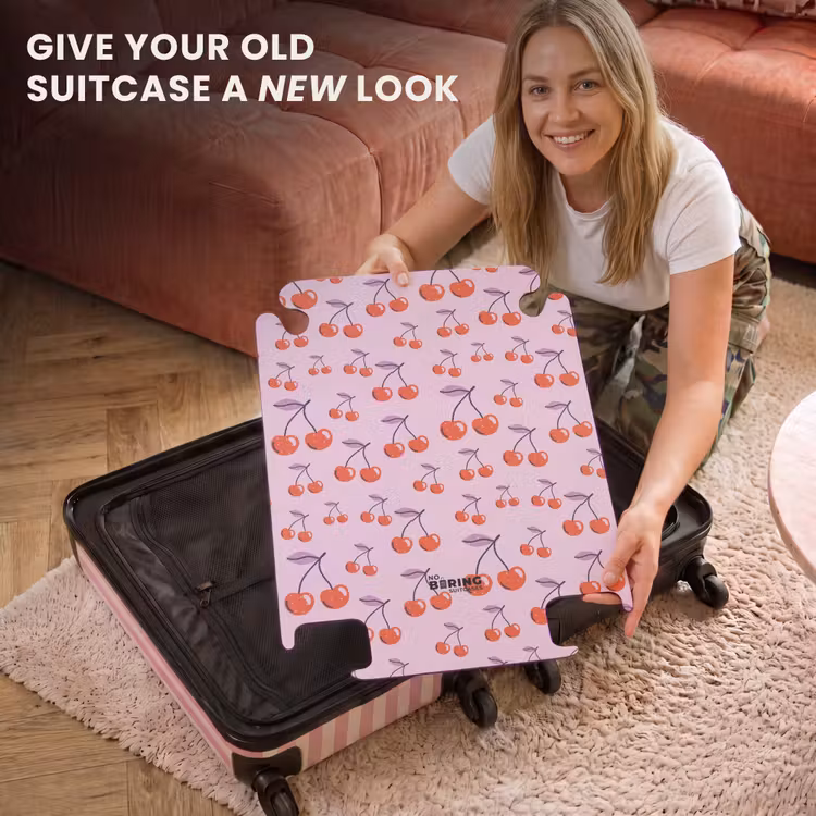 CaseSwap - Patterns - Red cherry pattern on light pink background — 3