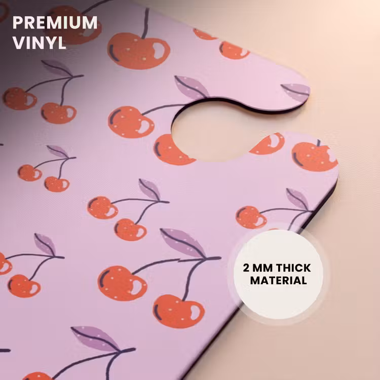 CaseSwap - Patterns - Red cherry pattern on light pink background — 6
