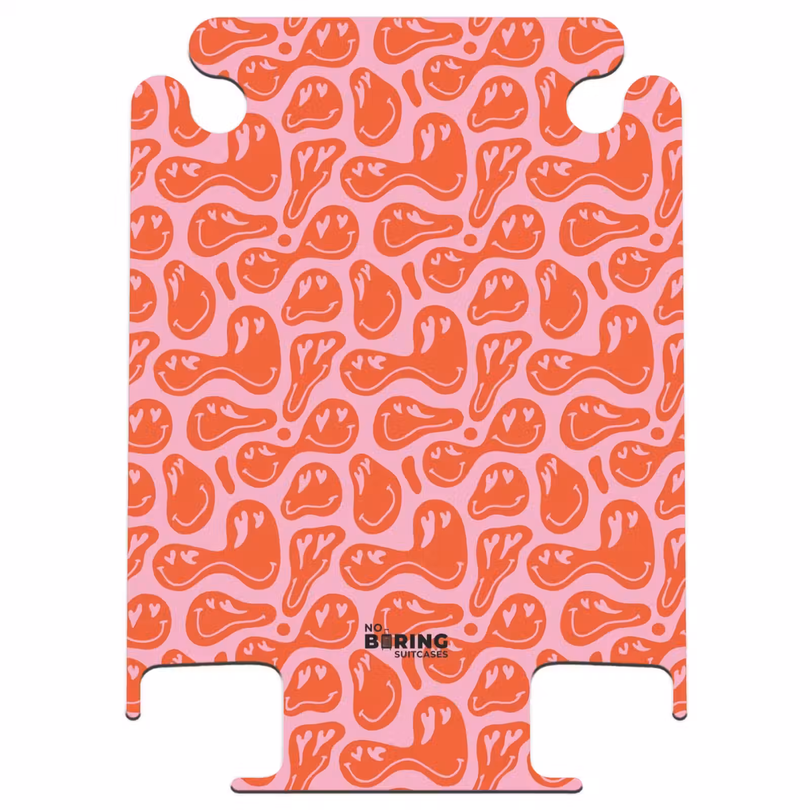 CaseSwap™ - Patterns - Pattern of distorted emojis on pink background — 1