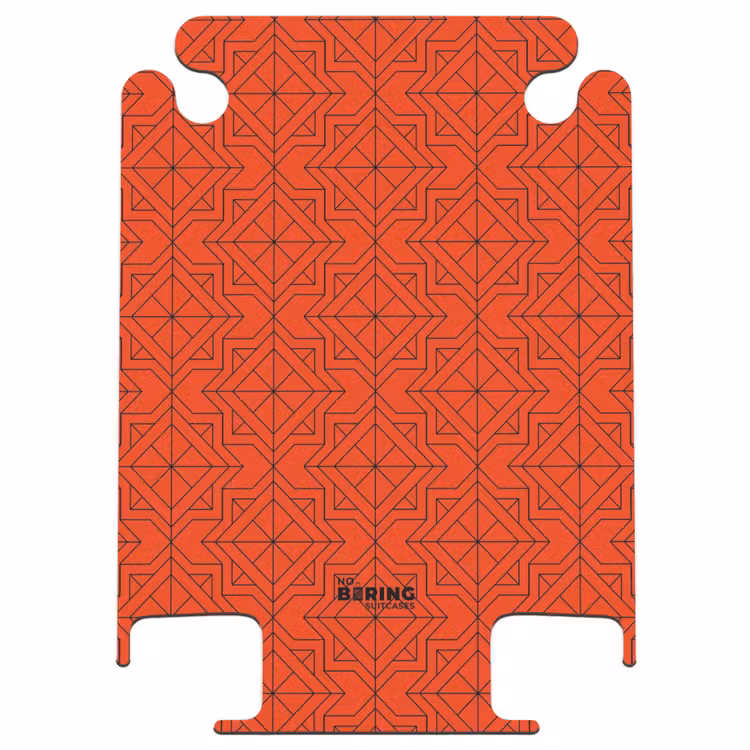 CaseSwap™ - Patterns - Geometric pattern on orange — 1