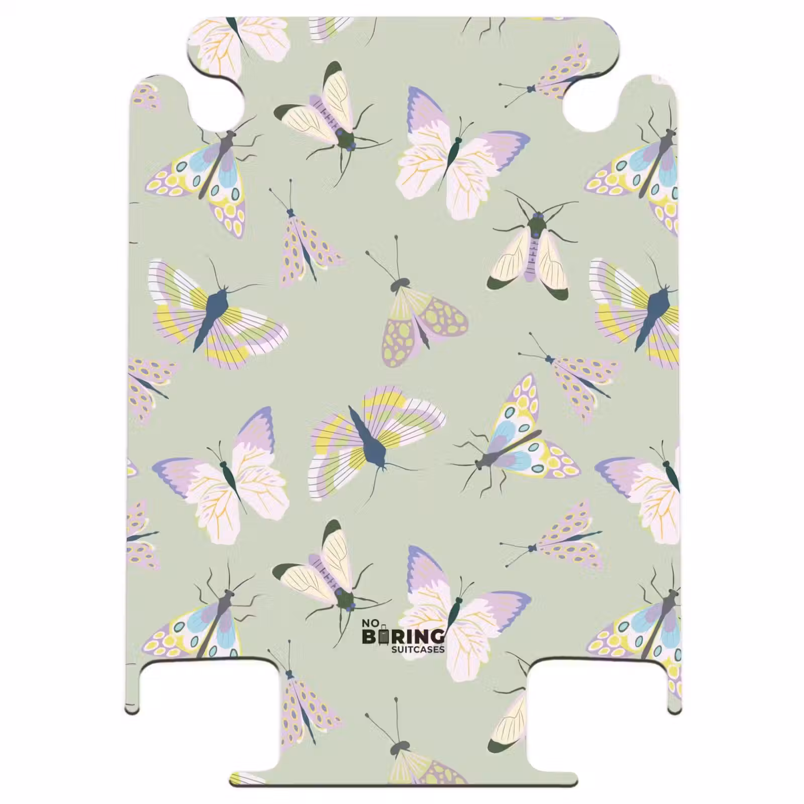 CaseSwap™ - Summer memories - Butterflies and moths on sage green background — 1
