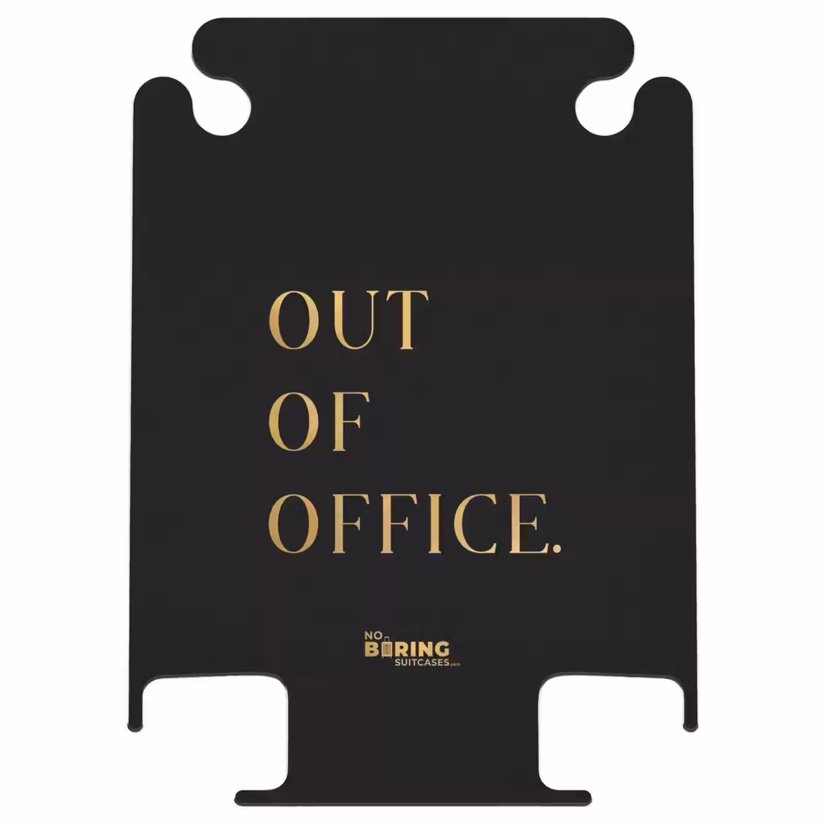 CaseSwap - Quotes - Out of office - Gold - Holiday - Black — 1