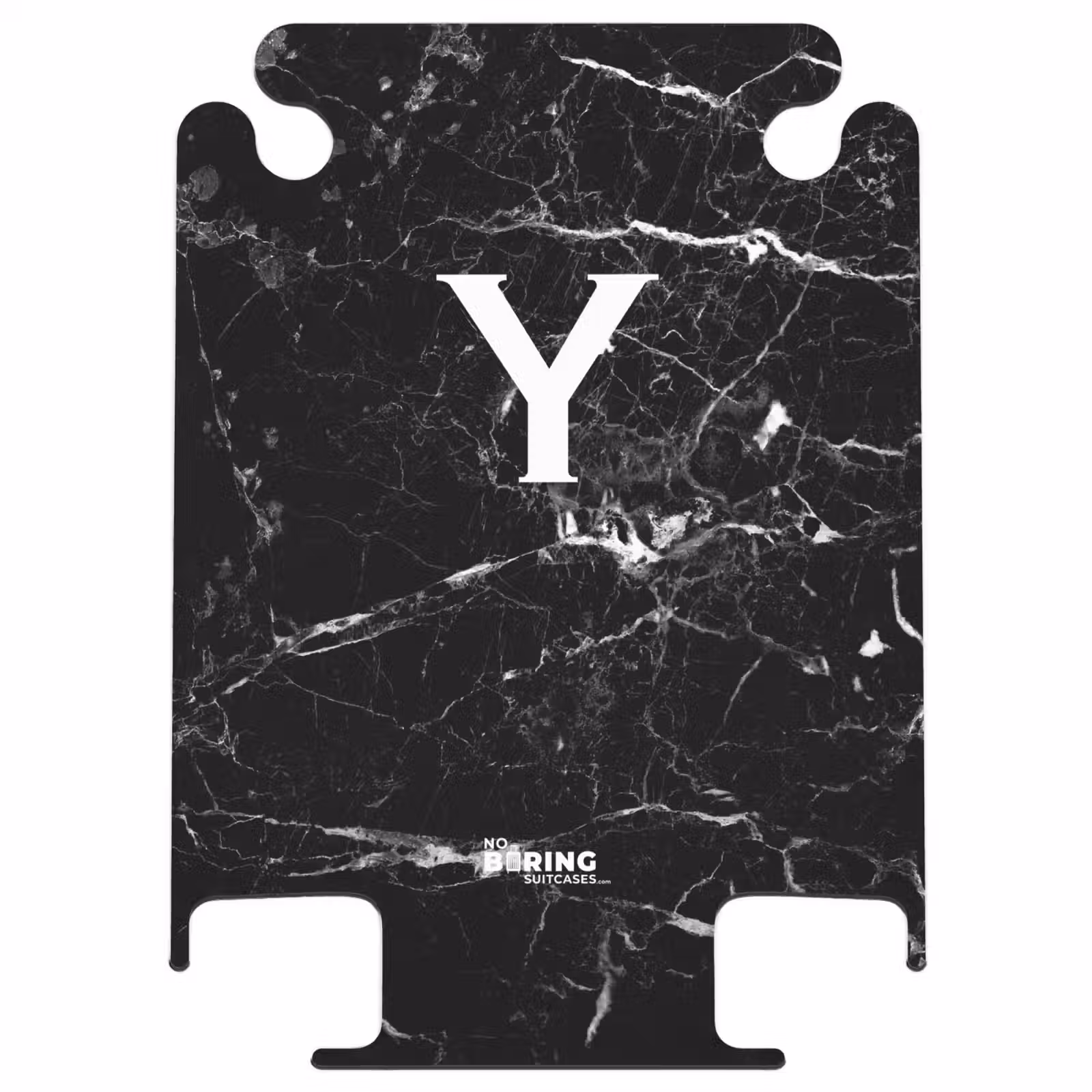CaseSwap™ - Letter Y - Marble - Black - Marble look — 1