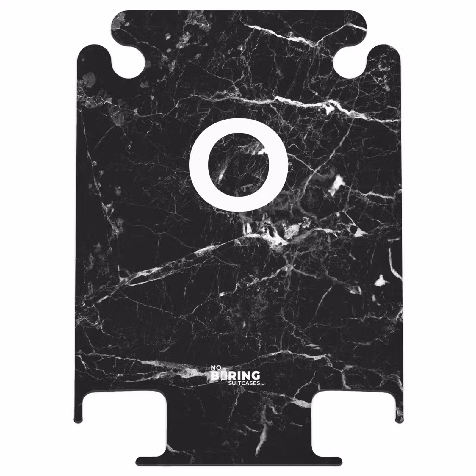 CaseSwap™ - Marble - Letter O - Black - Luxury — 1