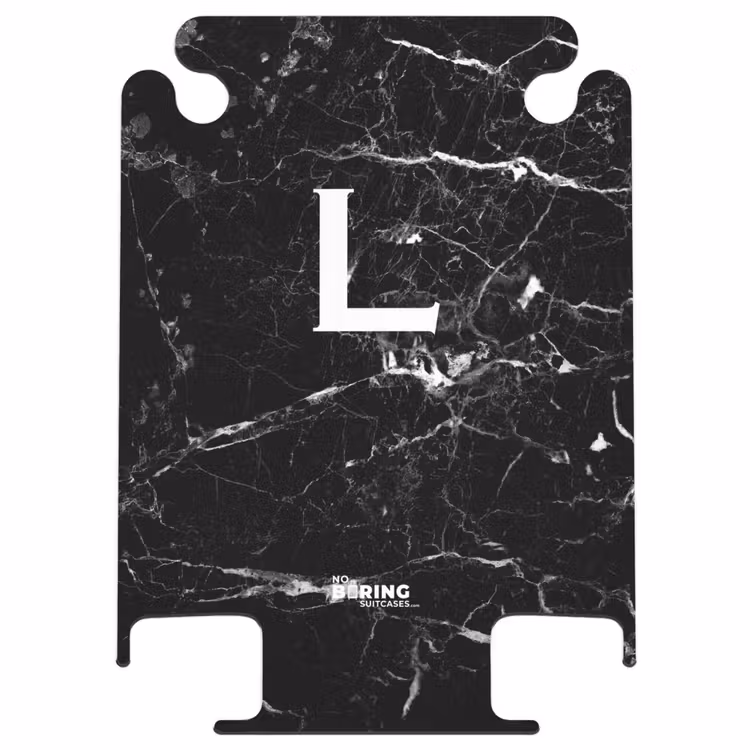 CaseSwap™ - Letter L - Marble - Black — 1
