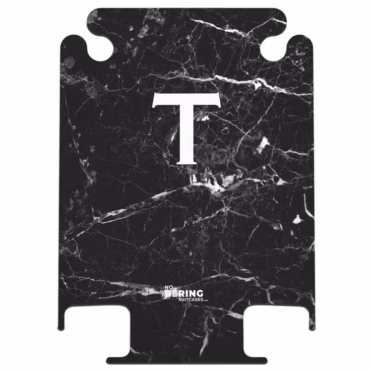 CaseSwap™ - Letter T - Marble look - Black — 1
