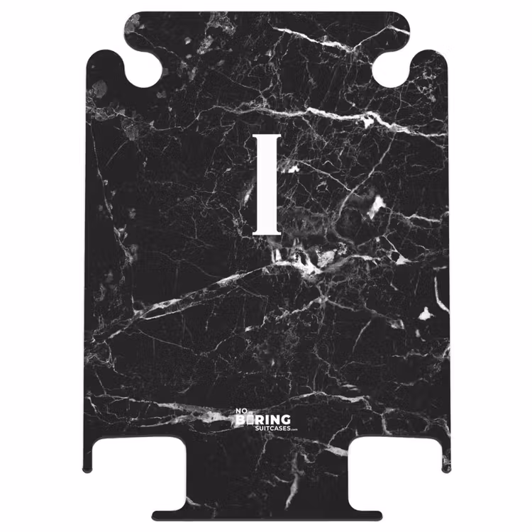 CaseSwap™ - Marble - Letter I - Marble look - Black — 1