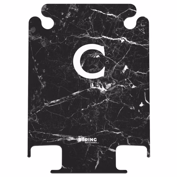 CaseSwap™ - Marble look - Black - Letter C — 1