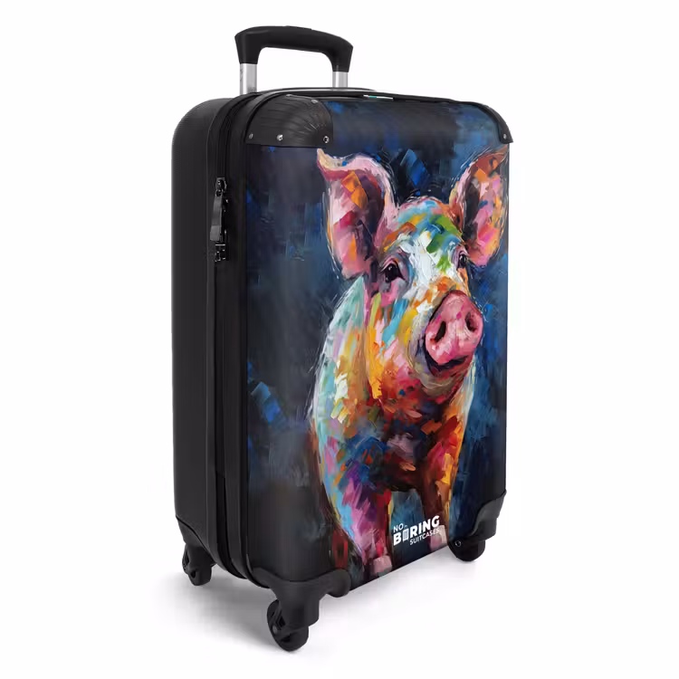CaseSwap - Pig on dark background as oil art — 2